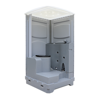 Toilette portable moderne Toppla en HDPE avec urinoir pour événements en plein air, garantie de plus de 5 ans et solutions de projet