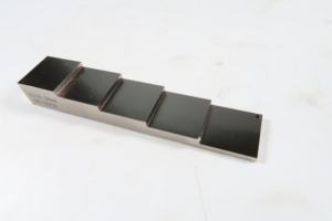 Vernickelter Ultraschall kalibrierung <span class=keywords><strong>block</strong></span> 5-Stufen-UT-Testblock 1018 Stahl 0,1, 0,2, 0,3, 0,4, 0,5 Zoll pro ASTM E797 - Product Image 3