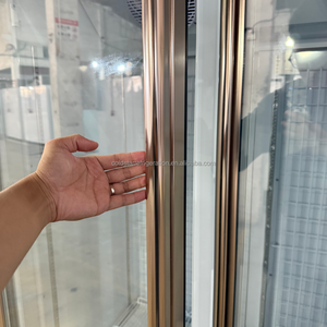 Refroidisseur commercial à affichage en gros Réfrigérateur à température unique à air pour boissons de supermarché Réfrigérateur à double porte de 1200L - Product Image 3