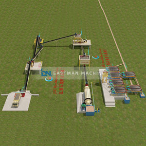 중국 공장 구리 추출 공장 구리 중력 농축 기계 구리 광석류 정유 공장 - Product Image 1