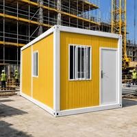 Maison conteneur modulaire de 20 pieds à prix d'usine de Suzhou pour abri temporaire