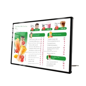 Tên thương hiệu Menu hiển thị ánh sáng hộp hình chữ nhật sáng bảng thẻ cho trà sữa cửa hàng đồ ăn nhẹ Hamburger dẫn Hộp ánh sáng - Product Image 1