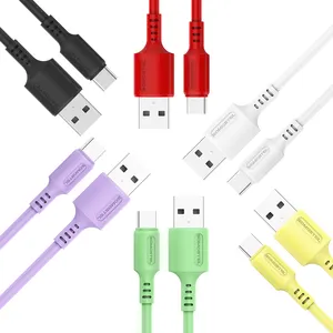 Great Performance 3.1A USB Cable Somostel BP06 Bright Color Series Fast charging Data Cable for iphone