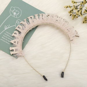 Pafu-accesorios <span class=keywords><strong>para</strong></span> el cabello <span class=keywords><strong>para</strong></span> niña, diademas <span class=keywords><strong>para</strong></span> fiesta de <span class=keywords><strong>cumpleaños</strong></span>, accesorios <span class=keywords><strong>para</strong></span> el cabello <span class=keywords><strong>para</strong></span> niño - Product Image 4
