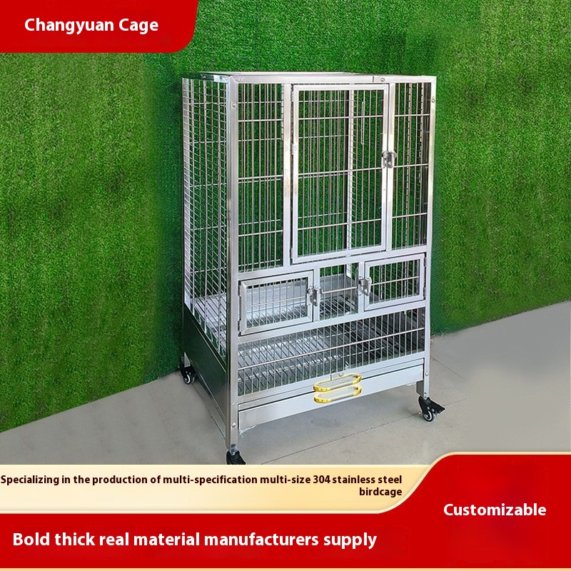 large breathing bird cage
