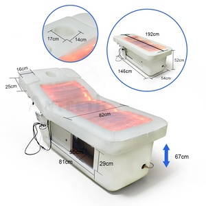 Cama eléctrica de masaje de <span class=keywords><strong>agua</strong></span> de lujo para salón de belleza, cama de masaje de <span class=keywords><strong>agua</strong></span> con función de calefacción, 2 motores - Product Image 2