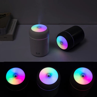 300ml H2O humidificateurs Humidificador coloré Led veilleuse Portable intelligent brume fraîche ultrasons Mini Usb voiture humidificateur d'air