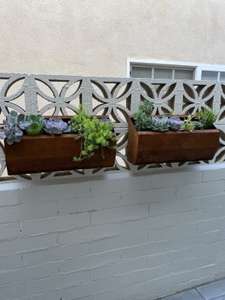 Pots et jardinières en acier corten pour patio - résistants aux intempéries, écologiques, pour la maison et le jardin, pots de plantes d'extérieur - Product Image 3