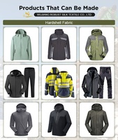 3L Softshell Plain Poliéster PUL 4 Way Stretch spandex Tela impermeable Unión telas de TPU para chaquetas