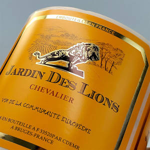 OEM Impresión Adhesivo Botella de jugo Bebida personalizada Botella de cerveza Vinilo Etiquetas transparentes - Product Image 1