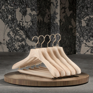 Kledinghanger Groothandel Houten Hanger Voor Online Winkelketen Supermarkt Kledinghanger Voor Gratis Aanpassen - Product Image 4