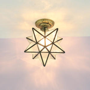 Lámpara de Techo de Estilo Americano con Forma de Estrella de Cinco Puntas, Creativa, para Pasillo, Balcón, Escalera, Dormitorio, Entrada, Sala de Estar - Product Image 5