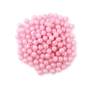 Ilan Abalorios Cuentas Acrílicas Rosa Claro de 10 mm, 19 g - Product Image 2