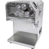 Powerfriend 5 Rollen RVS Motor Automatische Commerciële Fruit Suikerriet Persmachine Hoge Opbrengst Sapcentrifuge 0.75kw 220v/110v