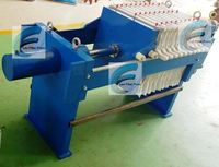 Filter Press Manual, Operasi Hidrolik Manual Filter Press Skala Kecil Dari Leo Filter Press, Produsen Dari Cina