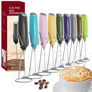 Espumador de Leche Eléctrico a Pilas, Espumador de Leche Automático, Batidor de Café Manual, Espumador de Leche - Product Image 1