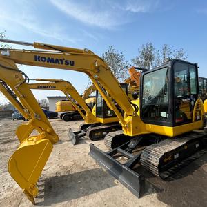 Excavadora Komatsu PC56 de Segunda Mano Fabricada en Japón, Maquinaria para Movimiento de Tierras, Excavadora Mini Komatsu PC25 PC55MR PC56-7 en Venta - Product Image 3