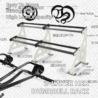 Vente en gros de matériel de fitness, support d'haltères hexagonaux, accessoires de musculation durables et portables
