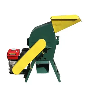 Diesel engine powered wood crusher machine, hammer mill for wood, animal feed grain crusher with ce