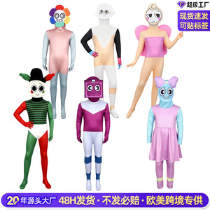 Disfraz de Cosplay de Dandy's World, traje de cuerpo completo de material de vinilo para niños de 8 a 13 años, actuación en escenario, juego de rol de anime - Product Image 2