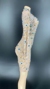 NOVANCE Y1763 Vente en gros <span class=keywords><strong>de</strong></span> vêtements à <span class=keywords><strong>la</strong></span> mode Robe formelle à manches longues avec diamants bleus Robes <span class=keywords><strong>de</strong></span> mère <span class=keywords><strong>de</strong></span> <span class=keywords><strong>la</strong></span> <span class=keywords><strong>mariée</strong></span> élégantes pour <span class=keywords><strong>la</strong></span> fête <span class=keywords><strong>de</strong></span> mariage - Product Image 2