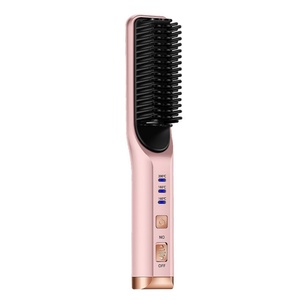 Cepillo Alisador de Cabello Portátil de Cerámica 2024, Cepillo Alisador de Cabello Inalámbrico, Cepillo Eléctrico para Alisar y Rizar el Cabello - Product Image 6