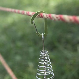 Clips de mosquetón multiusos, Clips pequeños de Caribeener, Mini llavero de aluminio, Clip de Caribeaner - Product Image 3