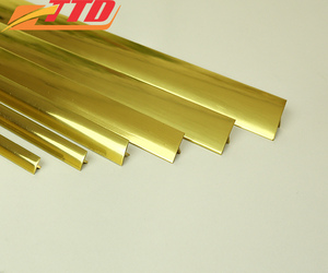 Diseño moderno Varilla de latón Uso doméstico Tiras de incrustaciones de azulejos de metal Embellecedor de porcelana de respuesta rápida de Thuan Thanh Dat Precio por kg - Product Image 2