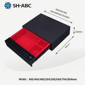 Coffre-fort de type tiroir SH-ABC, petit, invisible, avec empreinte digitale et mot de passe, pour bijoux - Product Image 4