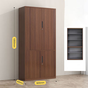 ארון פלדה משרד פלדה 4 דלתות ארון אחסון מתכת עם ארון ברזל דלת זכוכית לסדנה ובית הספר - Product Image 5