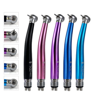 หัวกรอฟันความเร็วสูงแบบมีไฟ LED หลายสี ได้รับการรับรองมาตรฐาน Class I CE - Product Image 4
