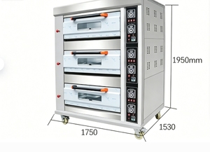 เตาอบไอน้ำและอบขนมแบบมัลติฟังก์ชั่นเชิงพาณิชย์ เตาอบไฟฟ้าแบบพาความร้อนพร้อมหน้าจอสัมผัสอัจฉริยะ สำหรับร้านอาหาร โรงแรม และร้านเบเกอรี่ - Product Image 4