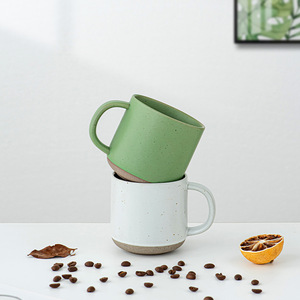 Tazas de café de cerámica de color sólido de 350 ml con logotipo personalizado para empresas, <span class=keywords><strong>taza</strong></span> de agua minimalista de gran capacidad para oficina, <span class=keywords><strong>taza</strong></span> para el hogar para mujeres - Product Image 3