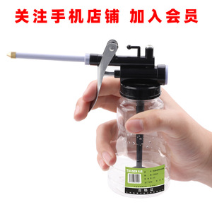 Pistola de aceite Tuosen de 250 ml, de plástico transparente, con barra de compresión de 85 mm para lubricación de motocicletas - Product Image 3
