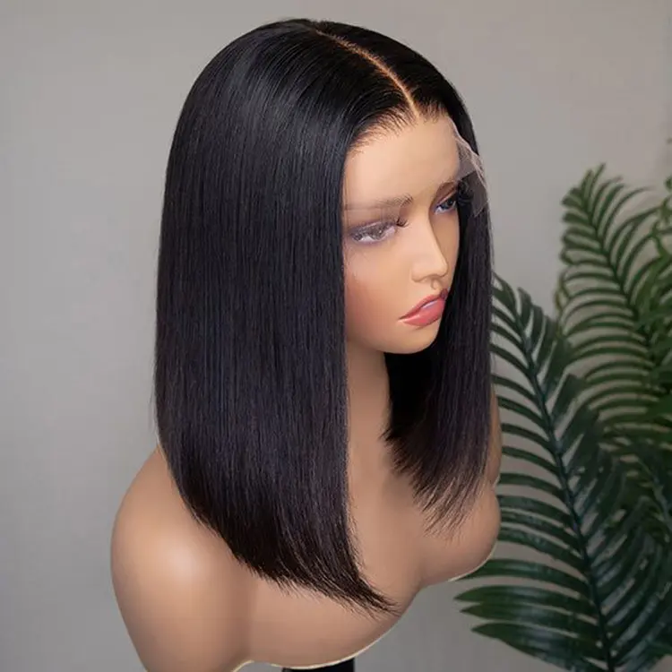 Hd 13x4 Lace Front Bob Cut Wig 8 10 12 14 Inch Color Bob Wig Brazilian Human Hair Short Bob Wig For Black Women