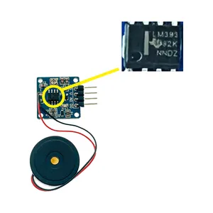 Placa piezoelétrica Tapping Módulo Interruptor Sensor Vibração