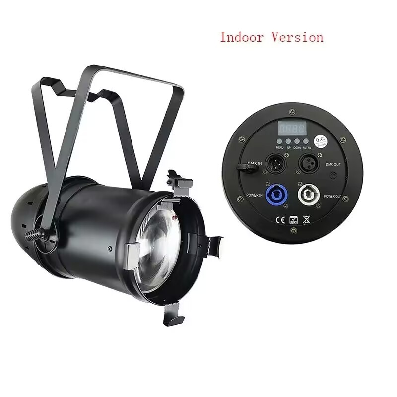 Led Par 64 Ip22 Cob Par 100w WW or CW Manual Zoom Cob Led Par 100W COB LED Fresnel Spotlight Manual Zoom 9-30 Degree