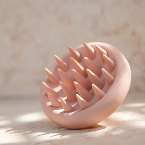 Small Wholesale <b>Round</b> Pink Black Purple Wet Wash Silicone Hair Scalp Massager Shampoo <b>Brush</b> - Product Image 1