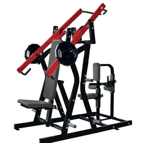 Équipement de gymnastique machines commerciales chargées de plaques 2 en 1 assis iso-latéral poitrine/dos