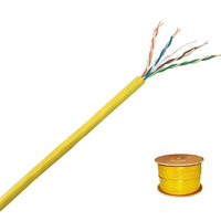 Cable de Telecomunicaciones Cat5e para proyectos de red de cobre desnudo, categoría mejorada, 0,5mm, UTP, 100M