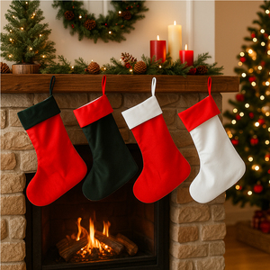 Decoración Navideña al por Mayor, Calcetín Navideño Personalizado <span class=keywords><strong>de</strong></span> Lujo, <span class=keywords><strong>de</strong></span> Terciopelo, para Colgar - Product Image 2
