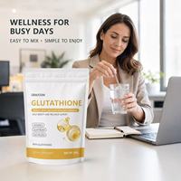 Poudre de L-Glutathion OEM pour le Soutien de l'Éclat de la Peau et le Bien-être Quotidien, Haute Pureté, Absorption Rapide, Sans Agglomération, Saveur Citron