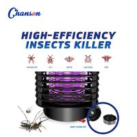 Lampes anti-moustiques intelligentes rechargeables par USB Contrôle de la lumière UV extérieure Contrôle des insectes d'intérieur pour les mouches Utilisation estivale Poudre
