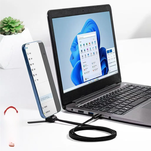 Câble de charge rapide 60W + support 2 en 1, support de téléphone mains libres pour regarder des films, câble de charge pour bureau/voiture/voyage - Product Image 2