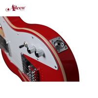 Guitare électrique Jazz Series 12 cordes en bois de peuplier massif avec trou F sur le commutateur supérieur à 3 voies (EGJ10-12)
