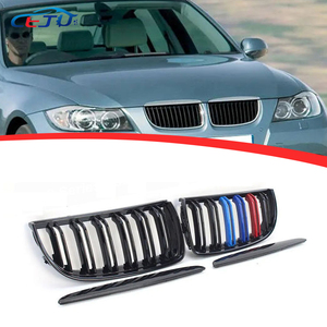 Accessoires de voiture Grille de <span class=keywords><strong>rein</strong></span> avant noire couleur M pour BMW Série <span class=keywords><strong>3</strong></span> E90 E91 325xi 320i 325i 325i 328i 330i 335i 2005 - 2008 - Product Image 1