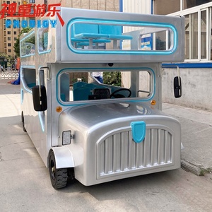 Bus touristique à deux étages de Londres pour enfants, à propulsion électrique, pour parc d'attractions, à vendre - Product Image 5