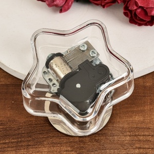 Wholesale Mini Clockwork & Hand-cranked Acrylic Transparent <b>Music</b> <b>Box</b> Musical Toy for Kids <b>Music</b> Enlightenment Creative Gift - Product Image 5