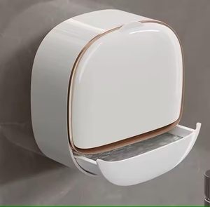 Jabonera Moderna Multifuncional de Pared, Plástico ABS de Alta Calidad, 15x15x15cm, Sin Perforaciones, para Artículos Diversos - Product Image 4