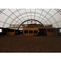 Structure en acier moderne, grande tente d'entrepôt, hangar d'avion durable et abri frigorifique pour applications industrielles